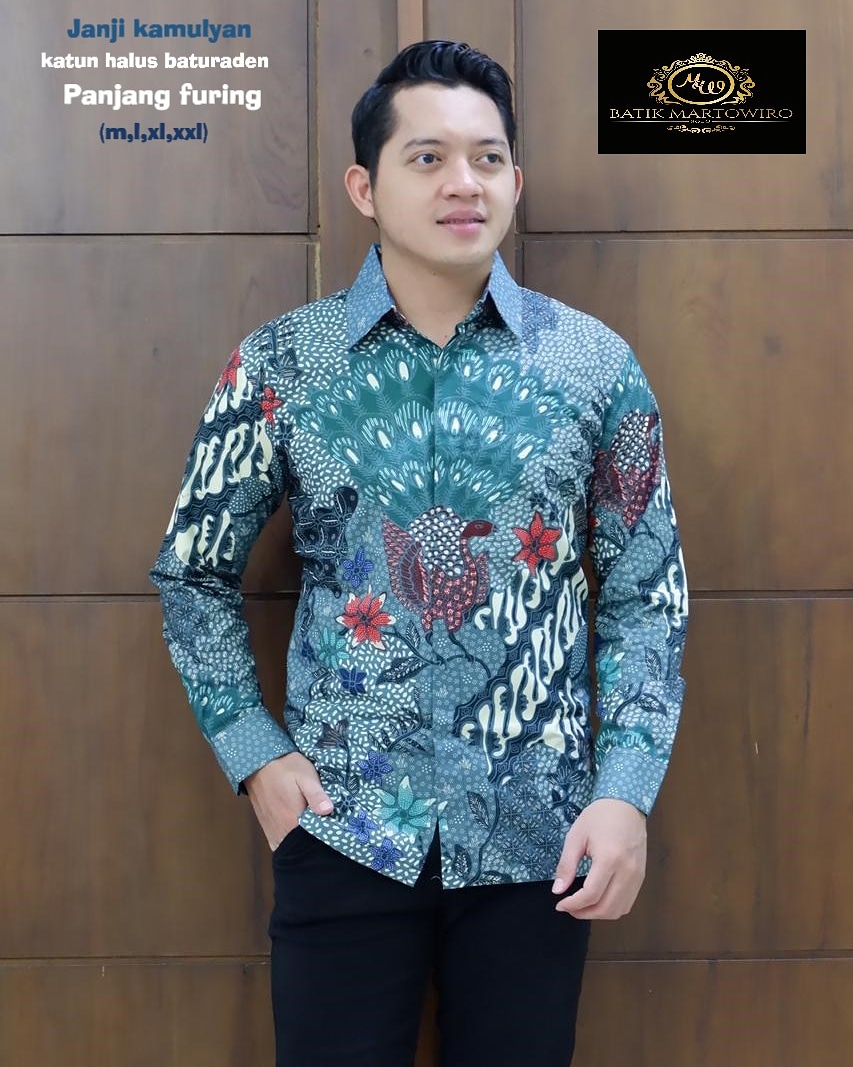 cover-JANJI KAMULYAN Kemeja Batik Pria Solo Lengan Panjang Lapis Furing BY MARTOWIRO-1