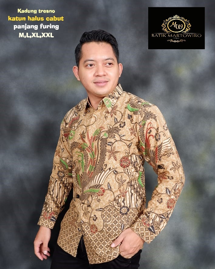 cover-KADUNG TRESNO Kemeja Batik Pria Solo Lengan Panjang Lapis Furing BY MARTOWIRO-1