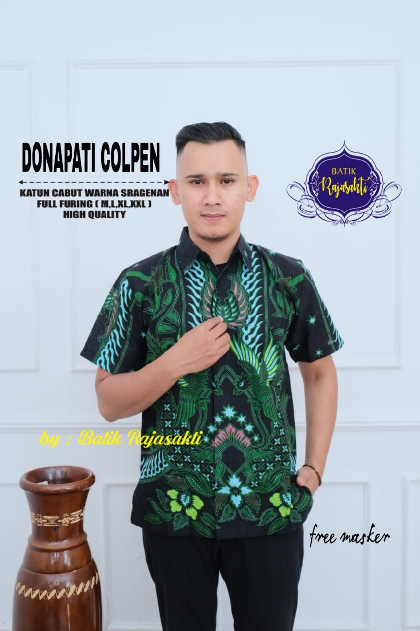 cover-DONAPATI COLPEN Kemeja Batik Pria Solo Lengan Pendek Lapis Furing BY RAJASAKTI-1