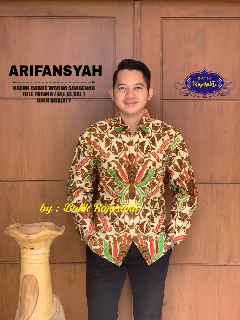 cover-ARIFANSYAH Kemeja Batik Pria Solo Lengan Panjang Lapis Furing BY RAJASAKTI-1