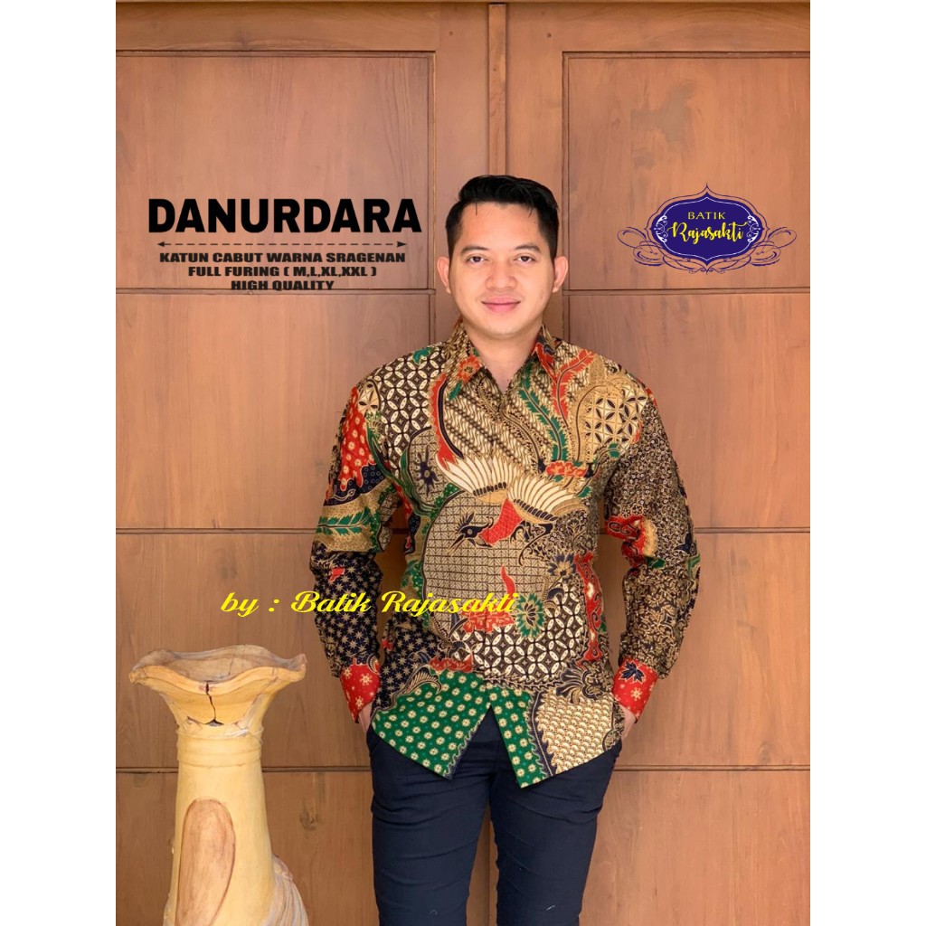 cover-DANURDARA Kemeja Batik Pria Solo Lengan Panjang Lapis Furing BY RAJASAKTI-1