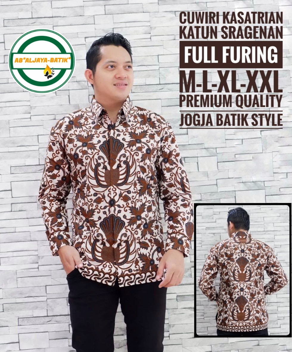 cover-CUWIRI Kemeja Batik Pria Solo Lengan Panjang Lapis Furing BY ALJAYA-1