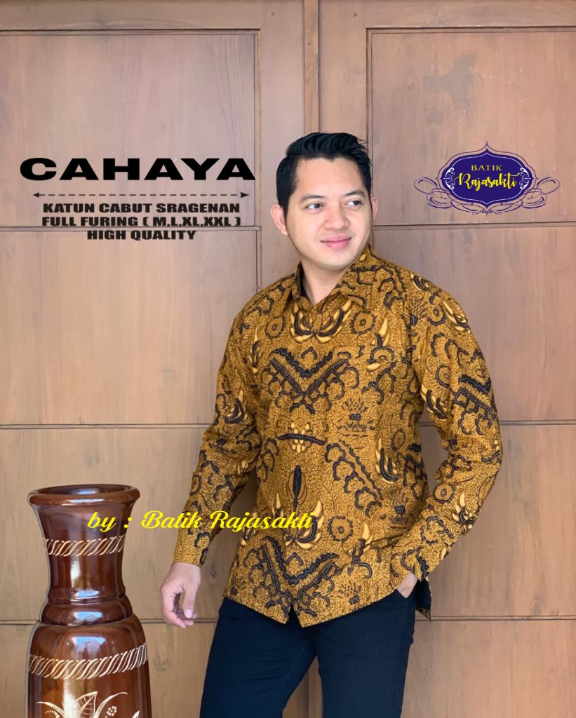 cover-CAHAYA KEMEJA BATIK PRIA SOLO LENGAN PANJANG LAPIS FURING BY RAJASAKTI-1