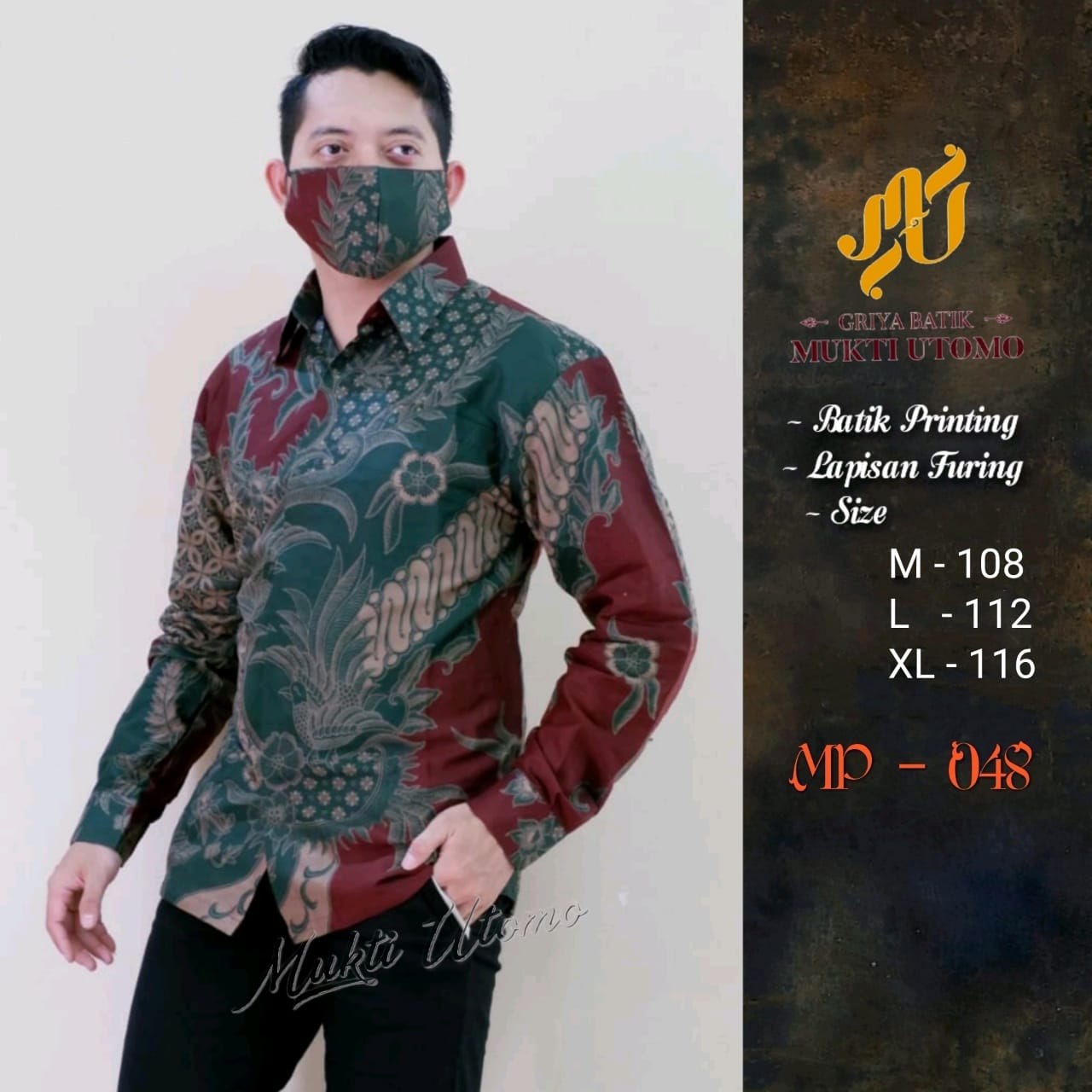 cover-NIWATAKAWACA  Kemeja Batik Pria Solo Lengan Panjang Lapis Furing BY MUKTI UTOMO-1