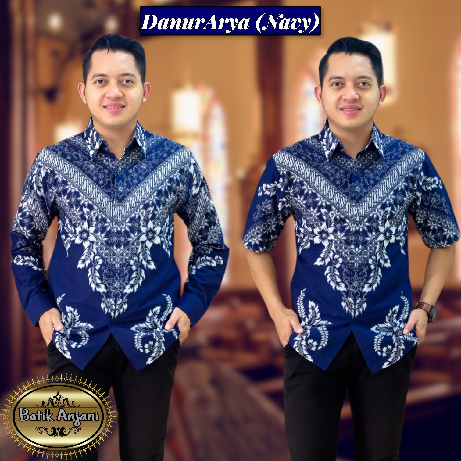 cover-DANURARYA Kemeja Batik Pria Solo Lengan Panjang Lapis Furing BY ANJANI-1