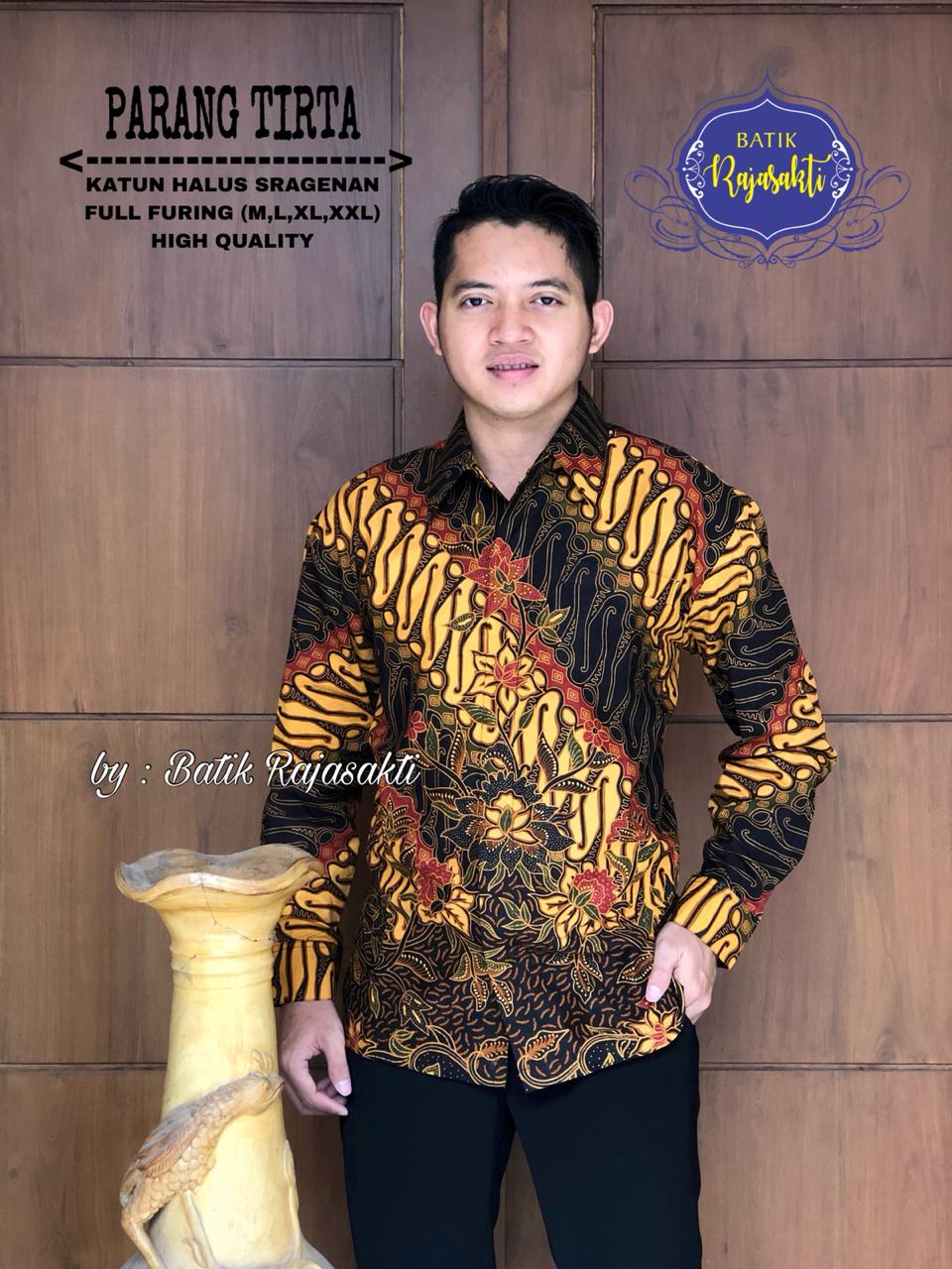 cover-PARANG TIRTA Kemeja Batik Pria Solo Lengan PANJANG Lapis Furing BY RAJASAKTI-1