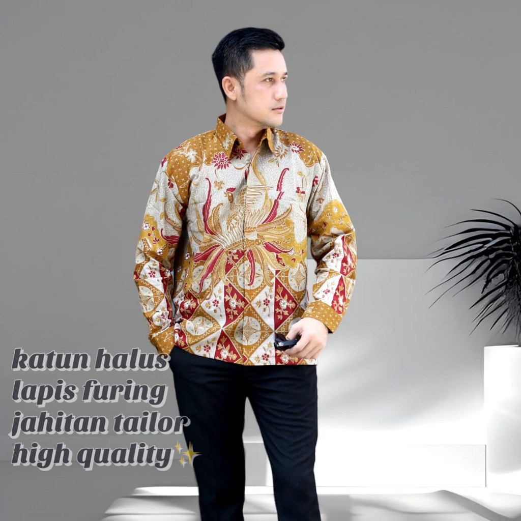 cover-MANUK TUMPUK Kemeja Batik Pria Solo Lengan Panjang Lapis Furing By BATIKSOLOAMANAH-1