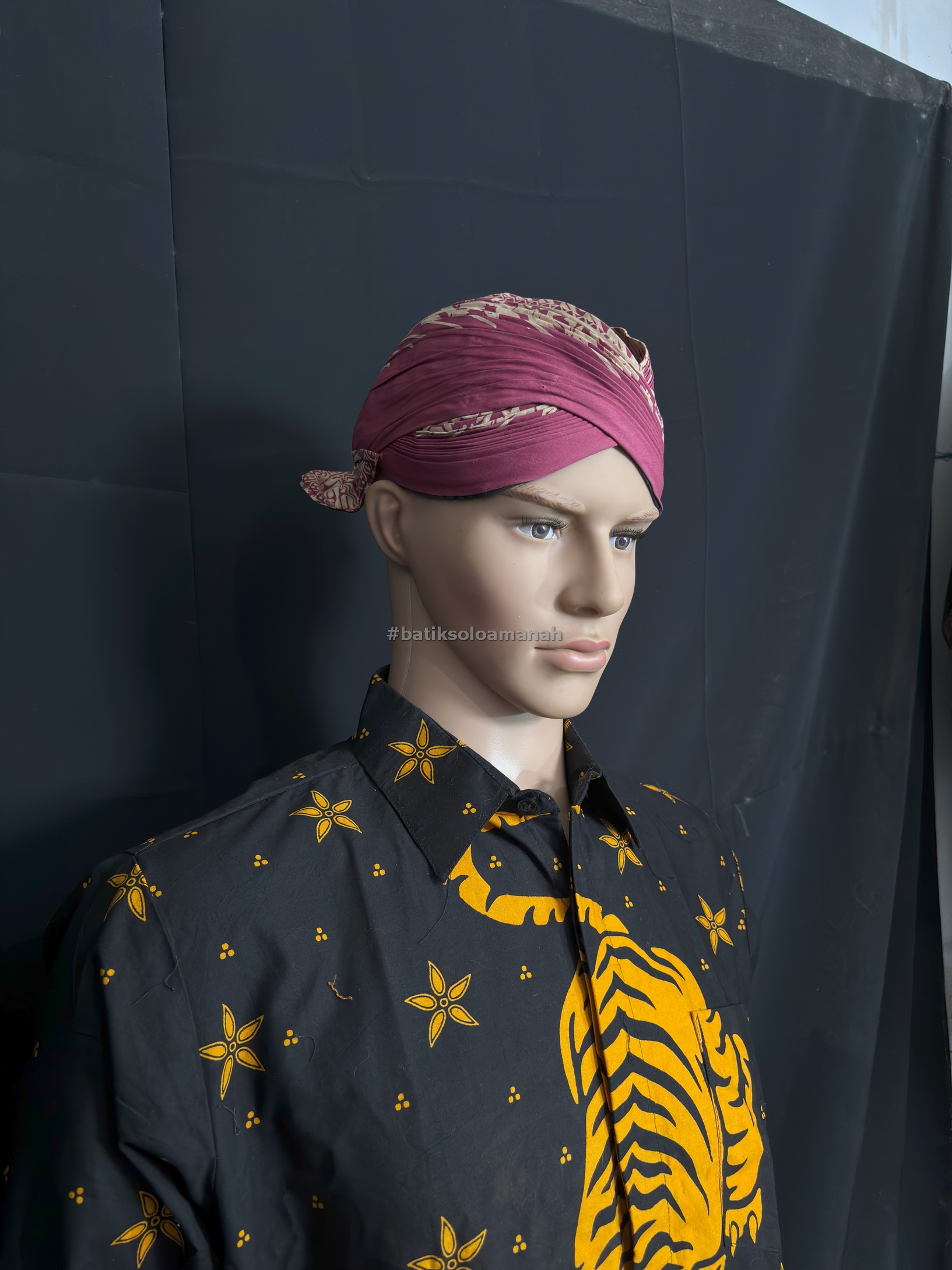 img-BLANGKON JOGJA ALUSAN SAMURAI MERAH JAMBON BISA DILIPAT-2